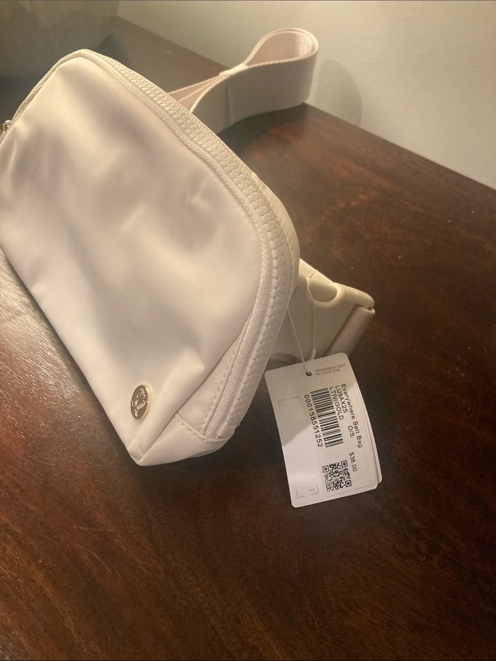 lululemon athletica cream everywhere belt bag